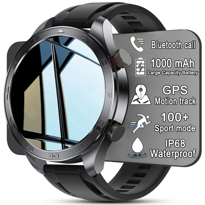 Smartwatch Custom - Neue GPS-Tracking-Smartwatch für Herren mit AMOLED-Bildschirm,