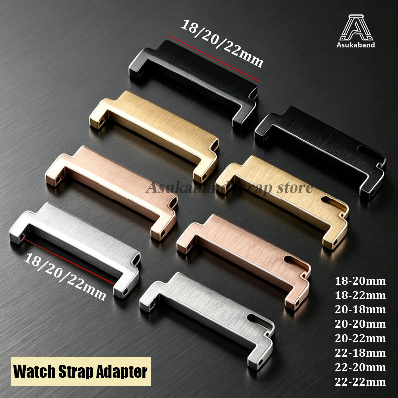 Watch Band Connector - 2 Stück Schnellverschluss-Uhrenarmband-Adapter Uhrenzubehör 18mm auf
