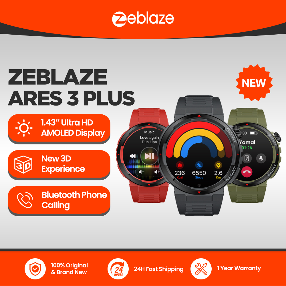 Smartwatch X - Neue Zeblaze Ares 3 Plus 1,43''