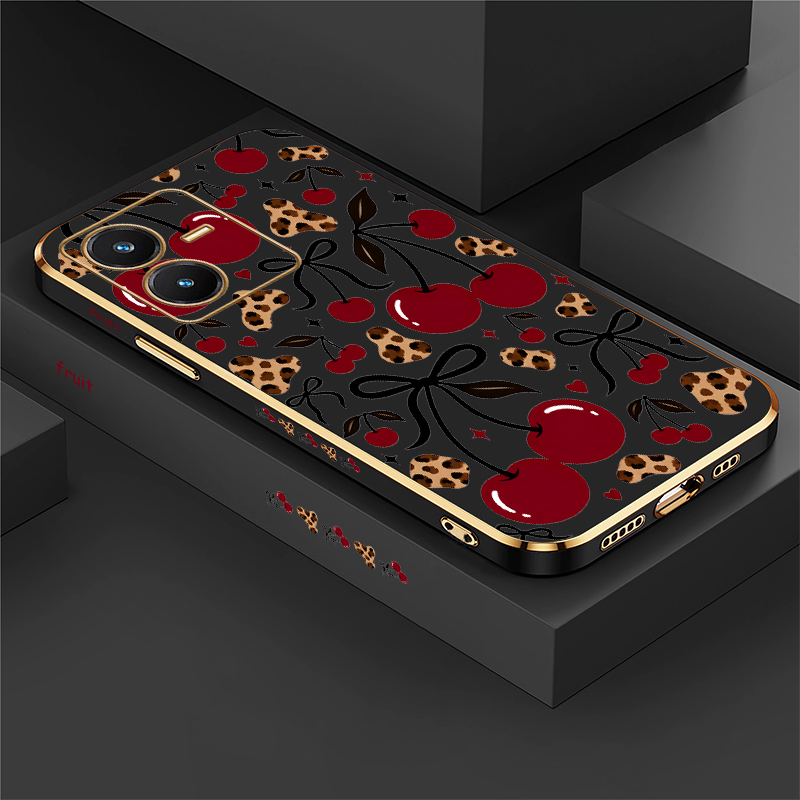Vivo V40 - Kirsch-Print-Hülle für Vivo V40 SE V30