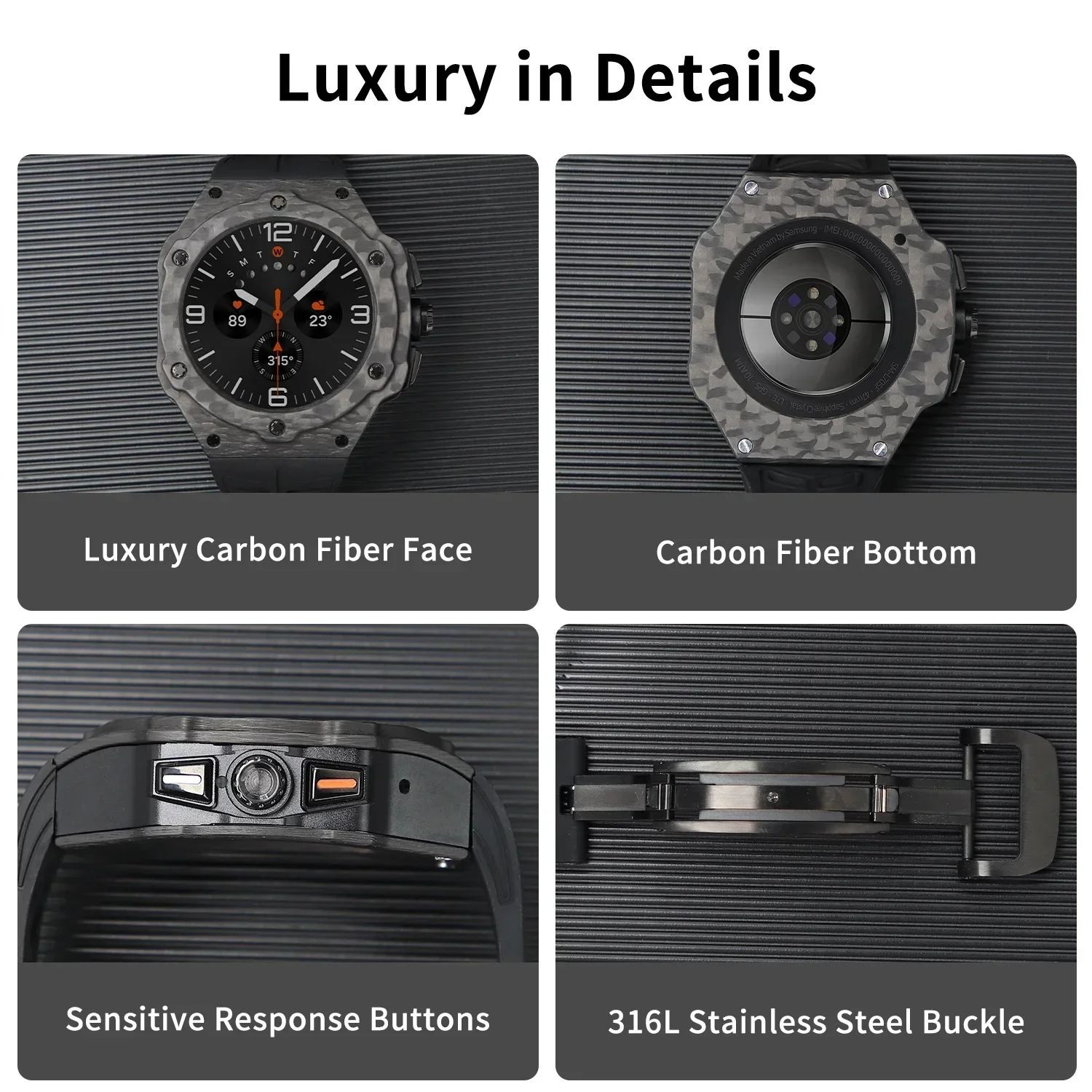 Luxus-Modifikationsset für Sam – Samsung Smartwatch Ultra Accessories Bewertung und Preis