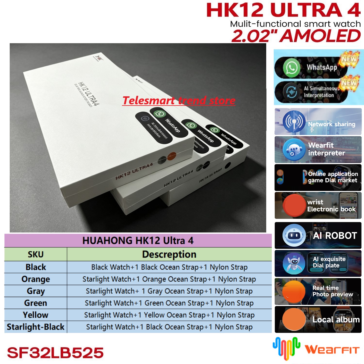 Huahong Amoled HK12 Ultra4 Sma – Smartwatch Nexus Bewertung und Preis