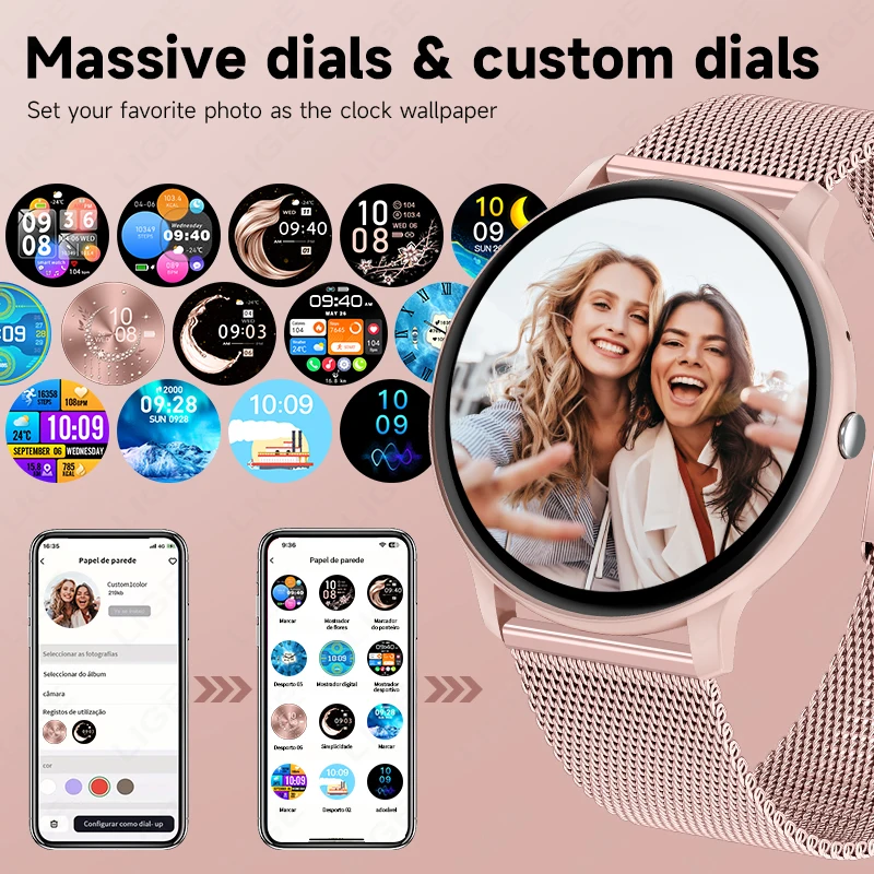 LIGE Bluetooth-Anruf-Smartwatc – Smartwatch Custom Bewertung und Preis