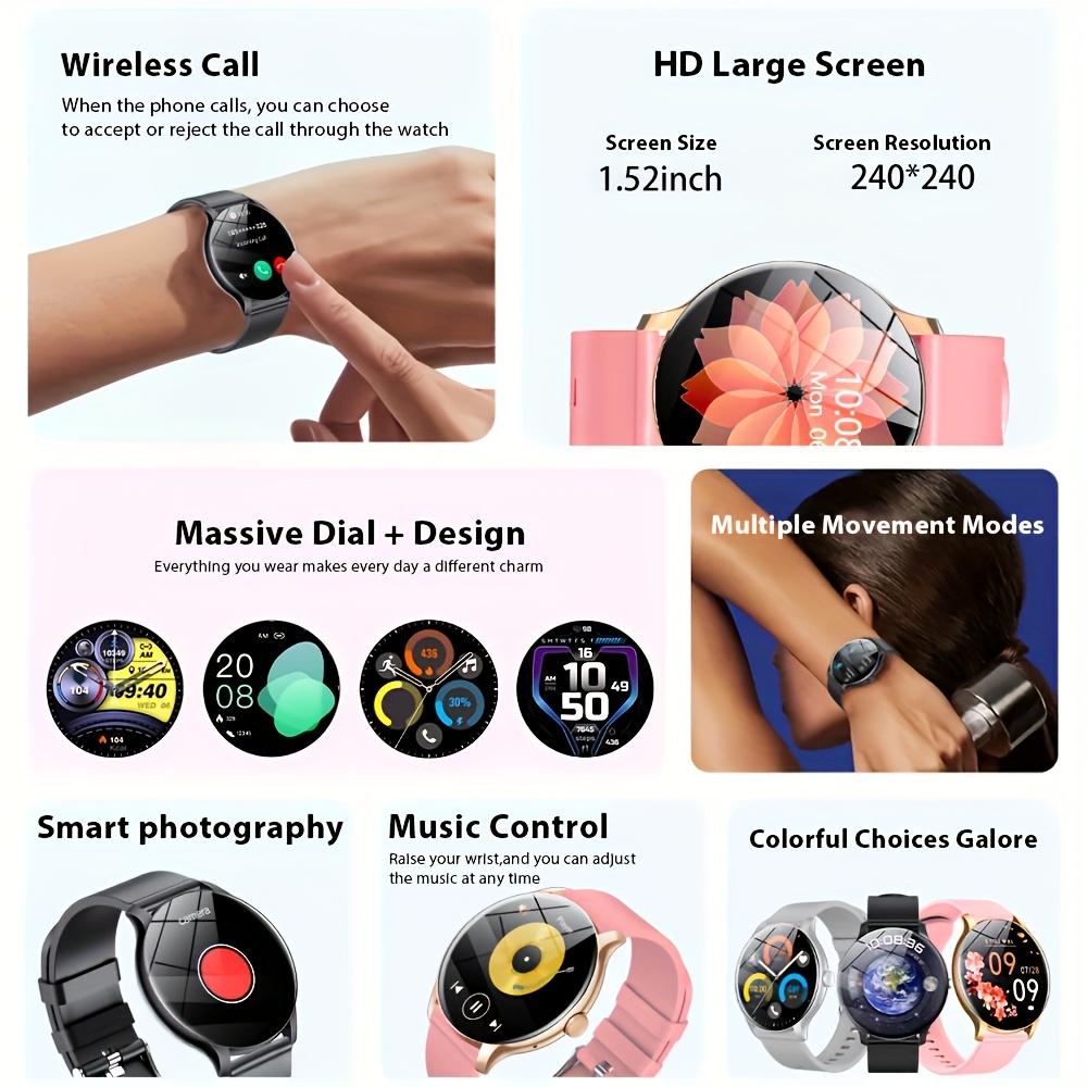 LAXASFIT 2026 Smartwatch 1,52