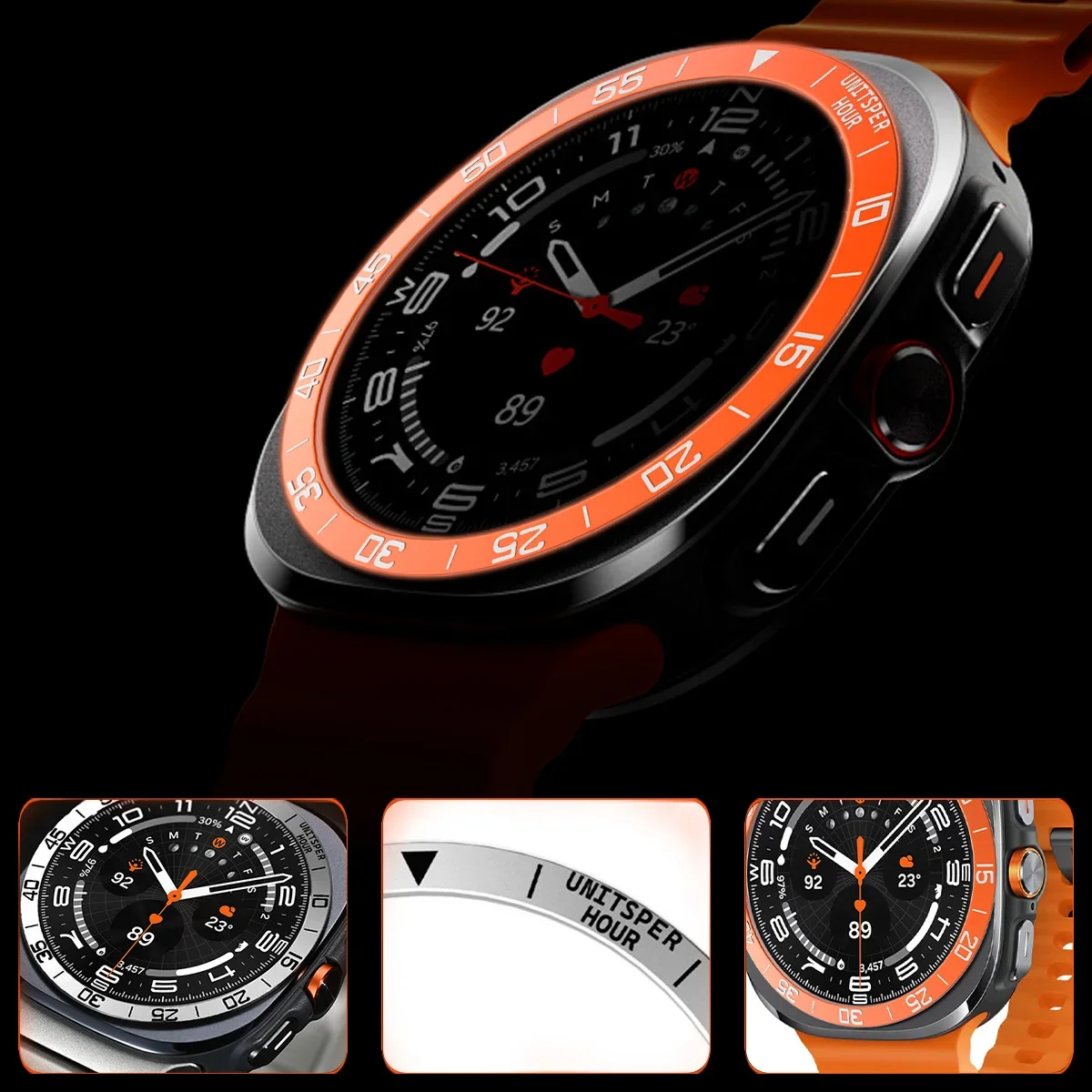 Metallabdeckung Lünette Ringge – Samsung Smartwatch Ultra Accessories Bewertung und Preis