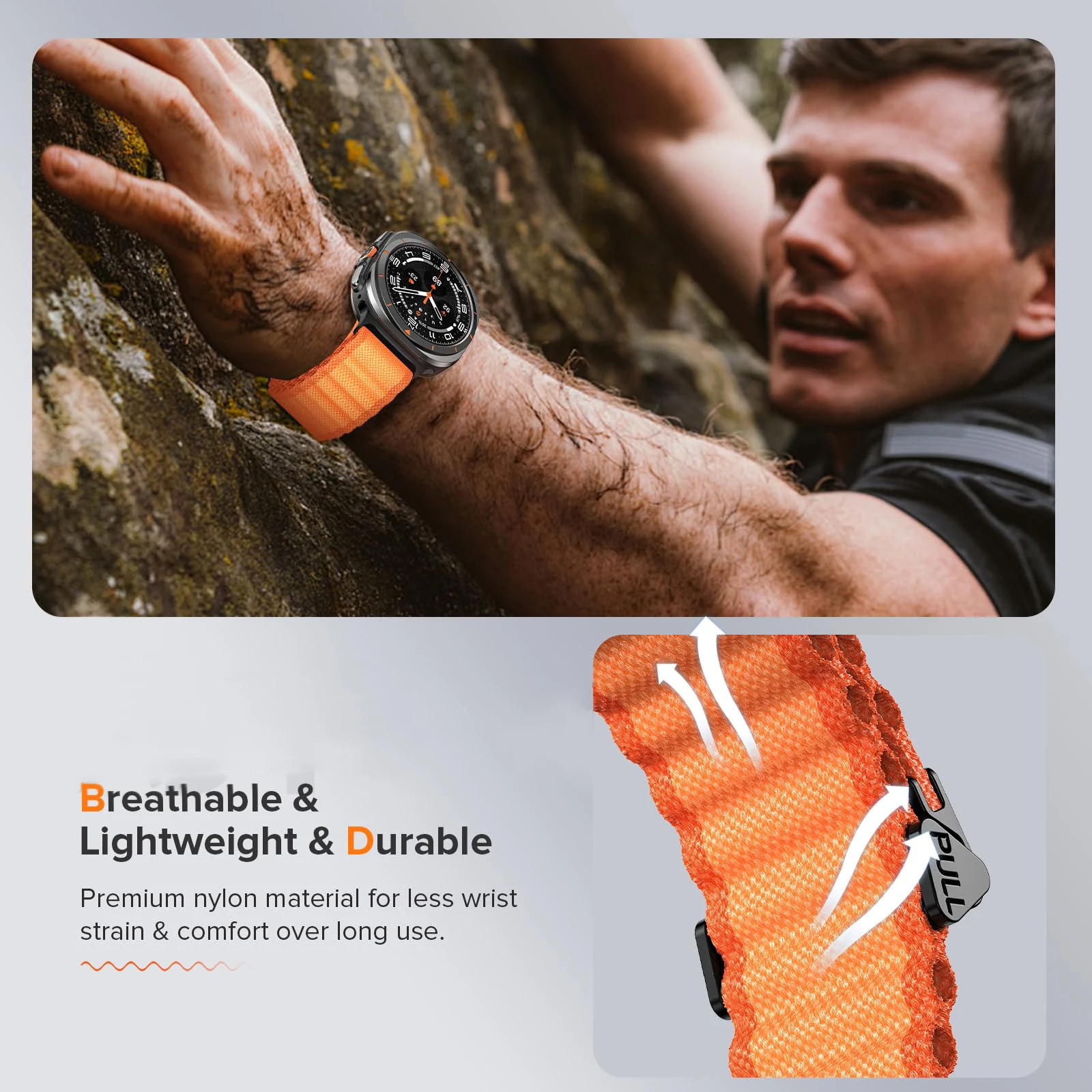 Offizielles Trail Nylon-Schlau – Samsung Smartwatch Ultra Accessories Bewertung und Preis
